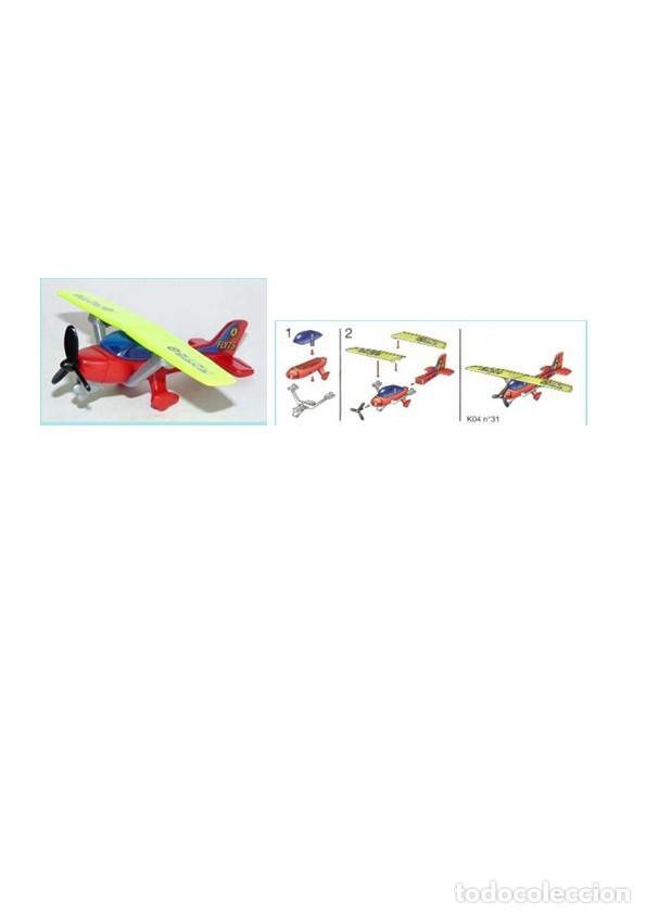 Figuras de goma Kinder: K04 N&ordm; 31 Avi&oacute;n rojo - Foto 1