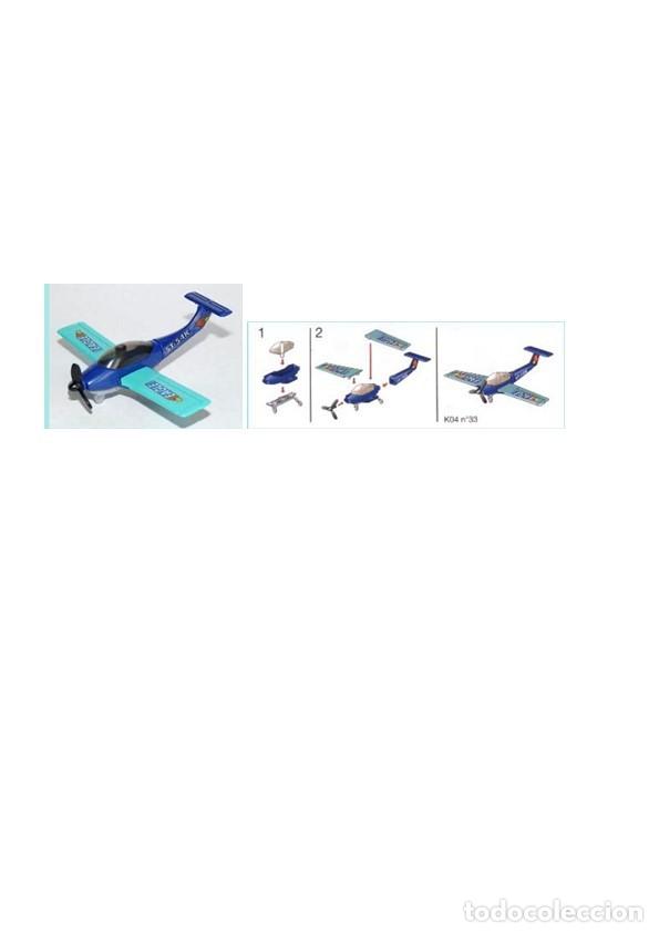 Figuras de goma Kinder: K04 N&ordm; 33 + BPZ Avi&oacute;n &ldquo;Eagle&rdquo; - Foto 1