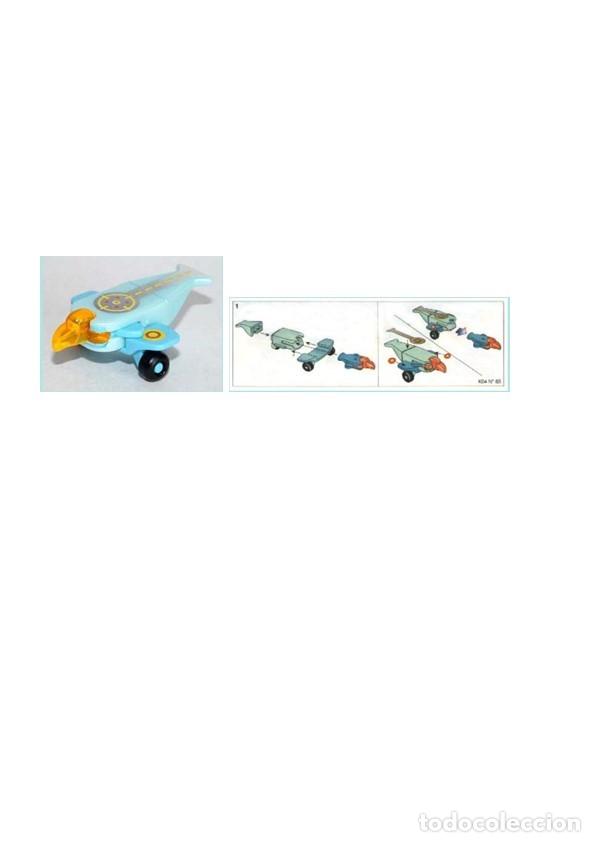 Figuras de goma Kinder: K04 N&ordm; 63 + BPZNave espacial - Foto 1
