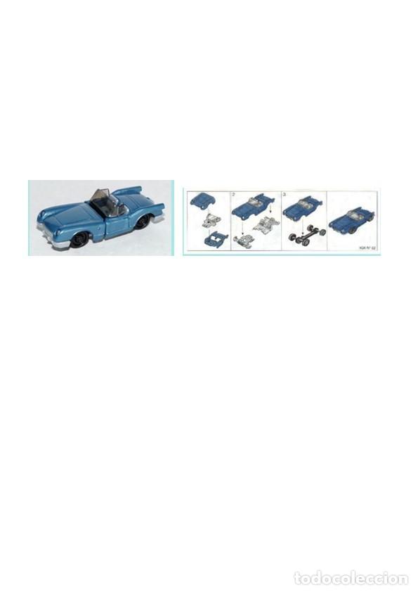 Figuras de Borracha e PVC: K04 N&ordm; 82 + BPZ Coche descapotable azul