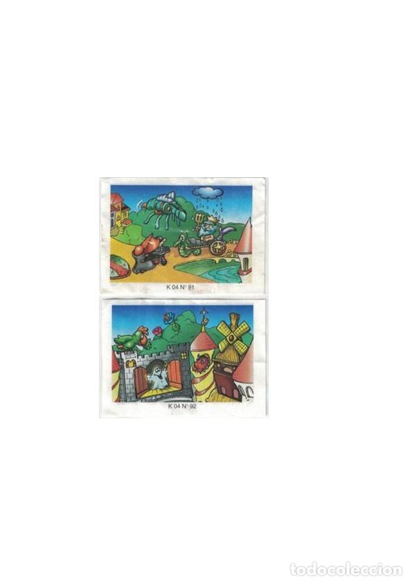 Figuras de goma Kinder: 2 Puzzles K04: 91 y 92 + 2 BPZ - Foto 1