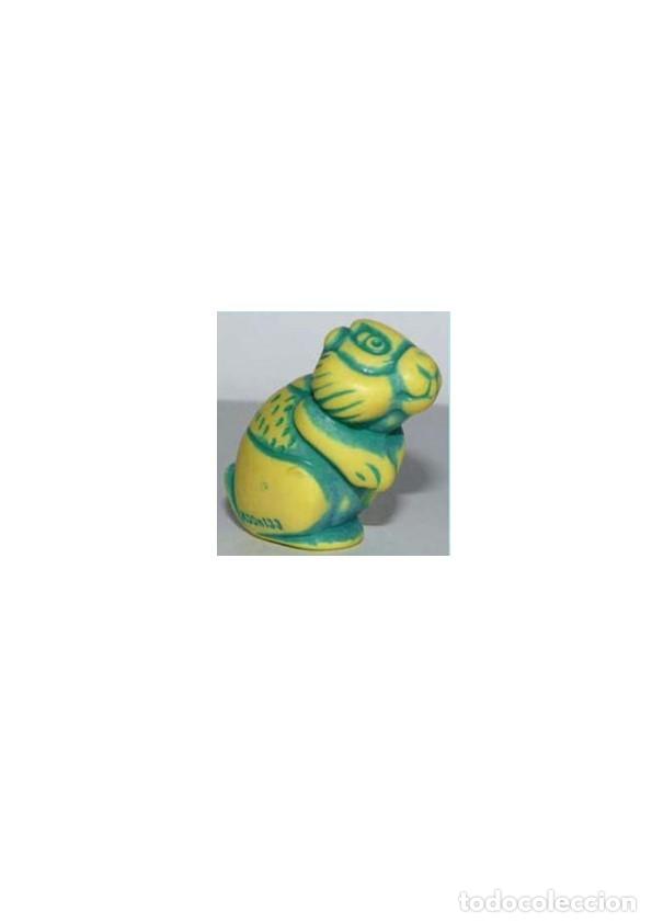 Figuras de Borracha e PVC: K00 N&ordm; 133 Dobles caras Marmota. Color marfil