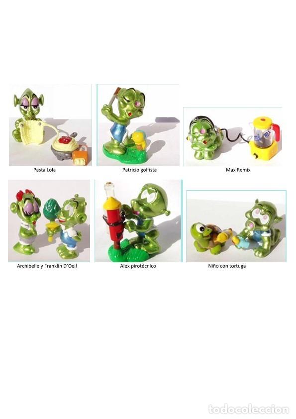 Figuras de Borracha e PVC: Colecci&oacute;n los Astros comicos, compuesta de 6 figuras