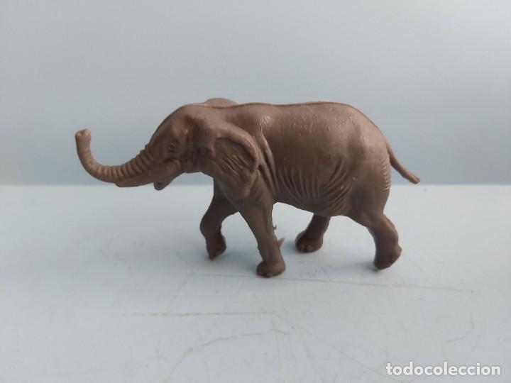 Figuras de Goma y PVC: ANTIGUA FIGURA DE PLASTICO A&Ntilde;OS 60 POSIBLE JECSAN REAMSA PECH ELEFANTE