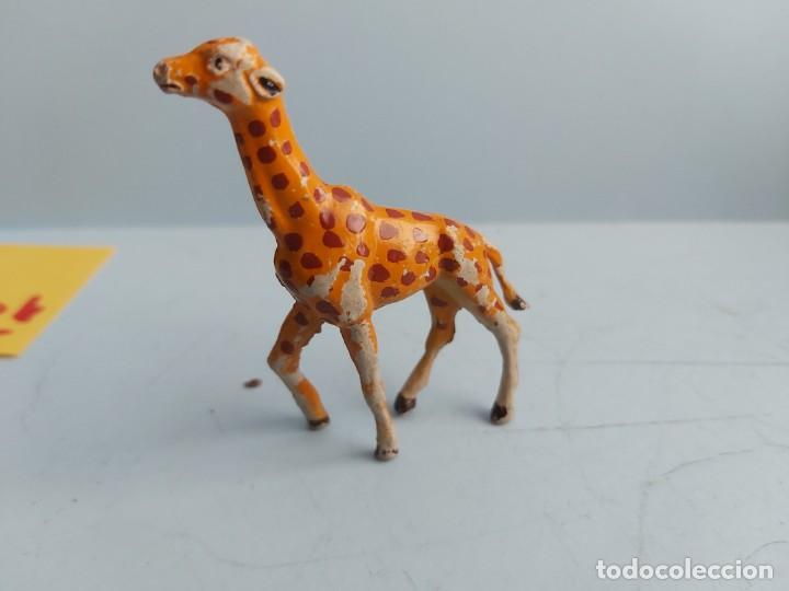 Rubber and PVC Figures: ANTIGUA FIGURA DE PLASTICO A&Ntilde;OS 60 POSIBLE JECSAN REAMSA PECH JIRAFA