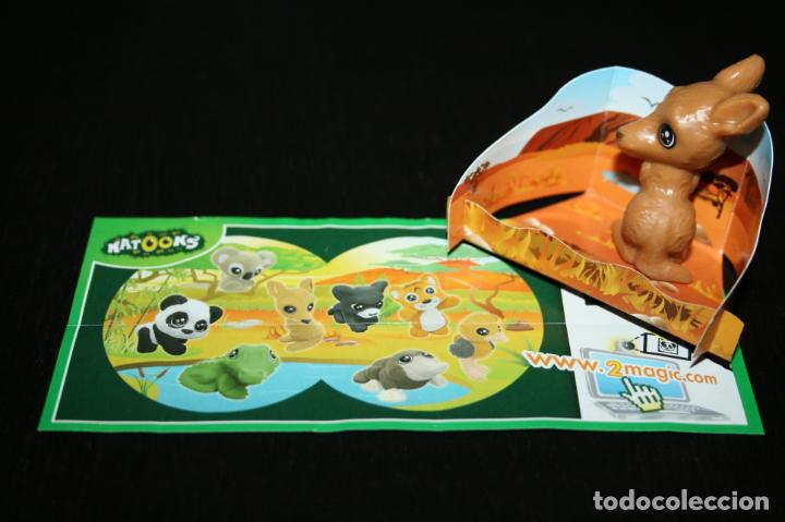 Figurines en Caoutchouc et PVC: kINDER ferrero 062 natoons animales cr&iacute;as del mundo en sus habitat 2013 1 fig.+1BPZ