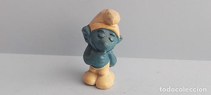 Figuras de Goma y PVC: figurita de goma o pvc comics spain o alguna otra de la epoca PITUFO