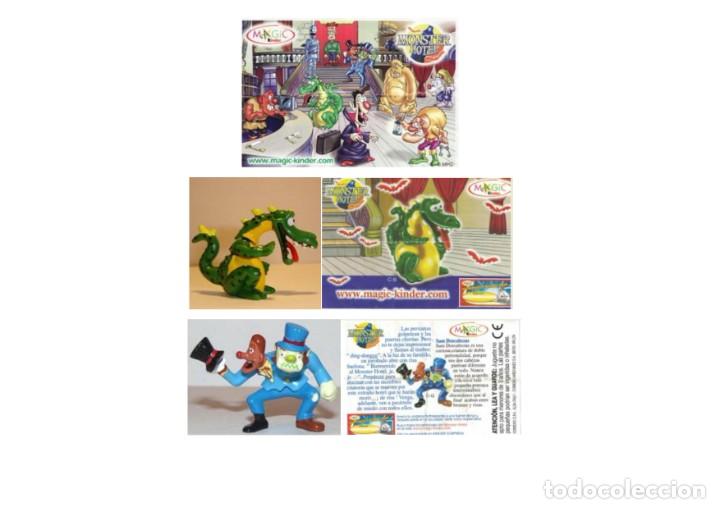Figurines en Caoutchouc et PVC: Colecci&oacute;n Monster Hotel: C-B Dragonino y C-G Sam Doscabezas + 2 BPZ