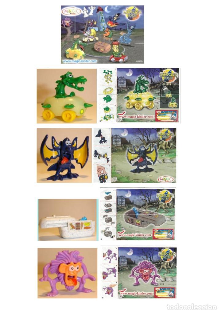 Figurines en Caoutchouc et PVC: Colecci&oacute;n Monster Hotel: vehiculos y fantasmas + 4 BPZ
