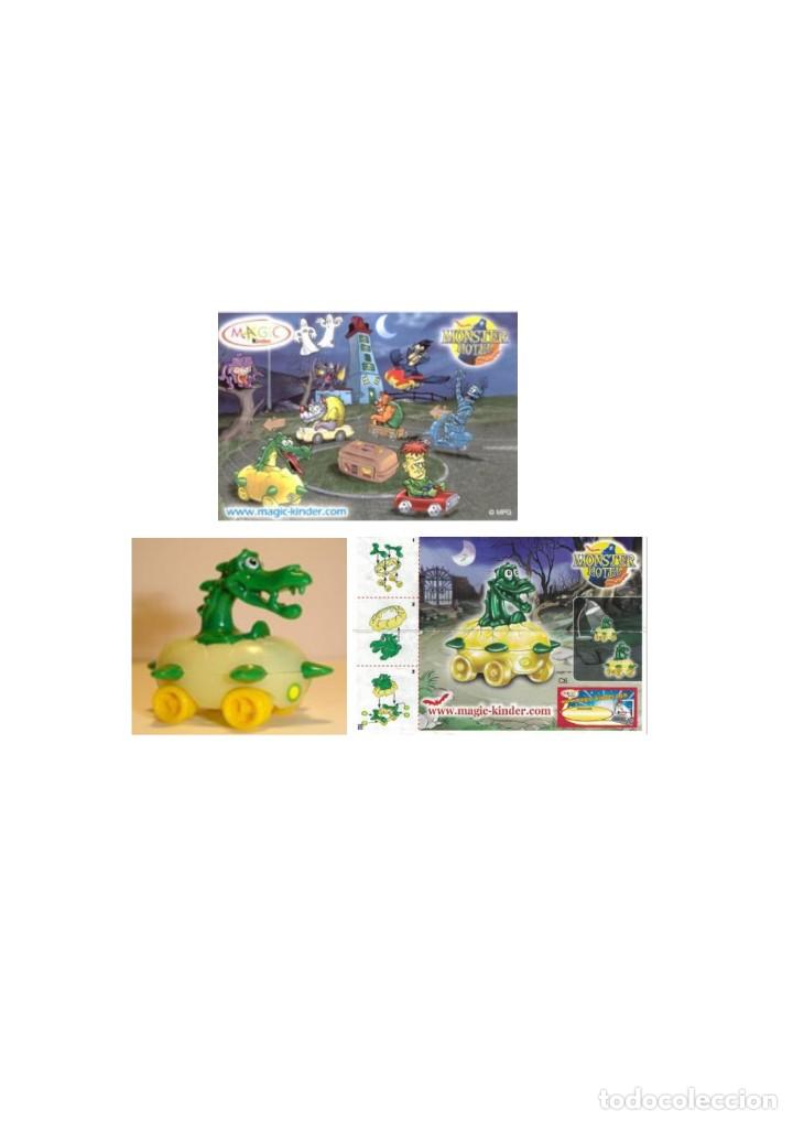 Figurines en Caoutchouc et PVC: Colecci&oacute;n Monster Hotel: vehiculos y fantasmas: C6 Dragonino en su vehiculo + BPZ
