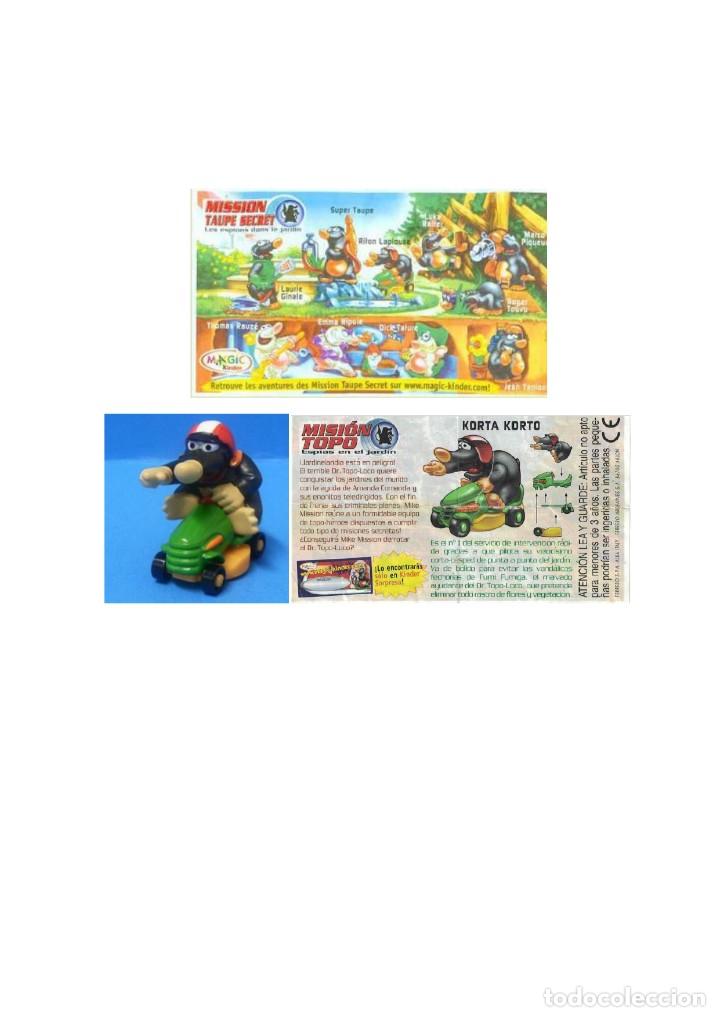 Figurines en Caoutchouc et PVC: Colecci&oacute;n misi&oacute;n topo: Korta Korto + BPZ