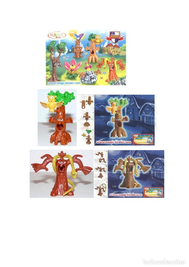 Figurines en Caoutchouc et PVC: Colecci&oacute;n el Reino de la Risa-Los arboles: C39 y C40 + 2 BPZ