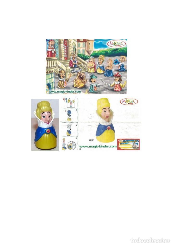 Figuras de Goma Kinder: Colecci&oacute;n los peque&ntilde;os mosqueteros: C82 Milady + BPZ