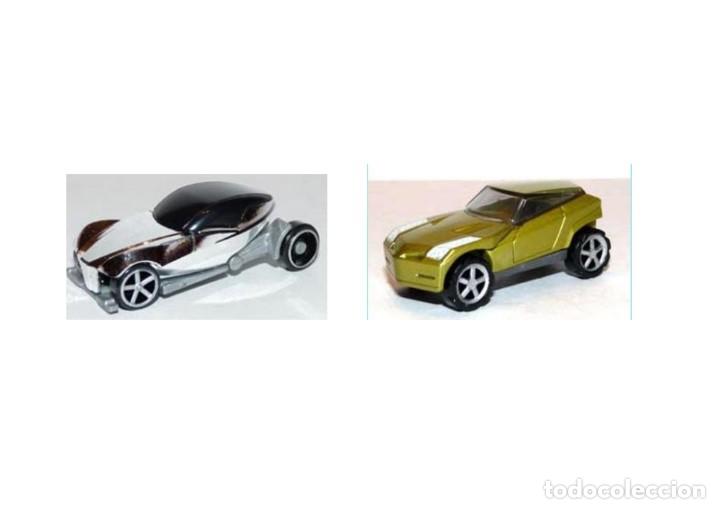 Figurines en Caoutchouc et PVC: Coches: C121 Coche metalizado y C122 Coche verde