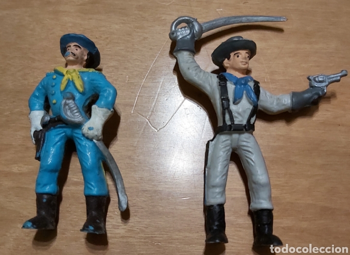 Figuras de goma y PVC: COMANSI OESTE AMERICANO. 2 Figuras. - Foto 1