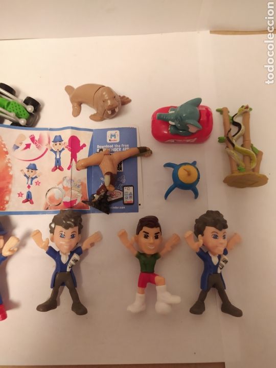 Figuras de goma y PVC: Figuras K&iacute;nder, lote de 16 - Foto 3