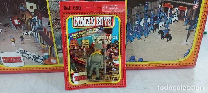 Figuras de goma y PVC: ANTIGUO COMAN BOYS DE COMANSI FAR WEST - Foto 3