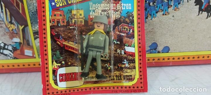 Figuras de goma y PVC: ANTIGUO COMAN BOYS DE COMANSI FAR WEST - Foto 2