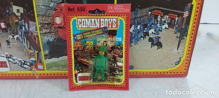 Figuras de goma y PVC: ANTIGUO COMAN BOYS DE COMANSI FAR WEST - Foto 1