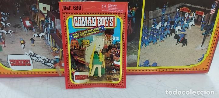 Figuras de goma y PVC: ANTIGUO COMAN BOYS DE COMANSI FAR WEST - Foto 1