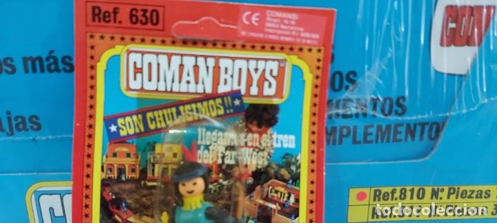 Figuras de goma y PVC: ANTIGUO COMAN BOYS DE COMANSI FAR WEST - Foto 2