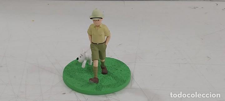 Figuras de goma y PVC: ANTIGUA FIGURITA DE TINTIN COFREET SCENE PLASTIQUE SIN CAJA