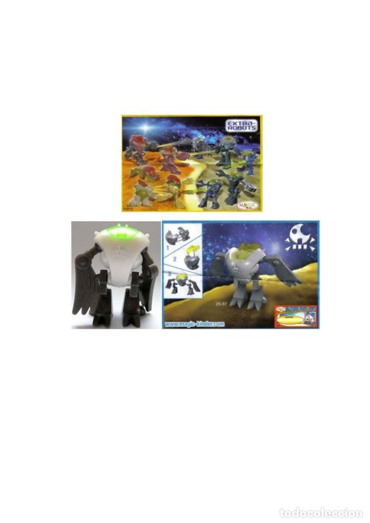 Figuras de goma Kinder: Extra Robots: 2S-87 + BPZ - Foto 1