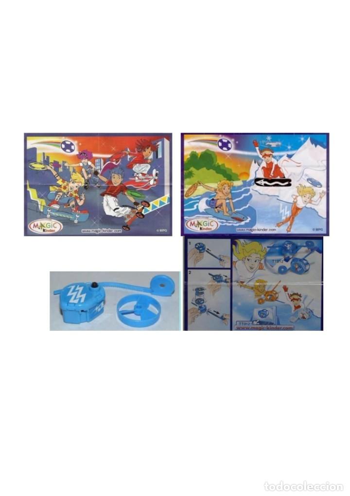 Kinder Figures: H&eacute;lices: TT012 Azul + BPZ