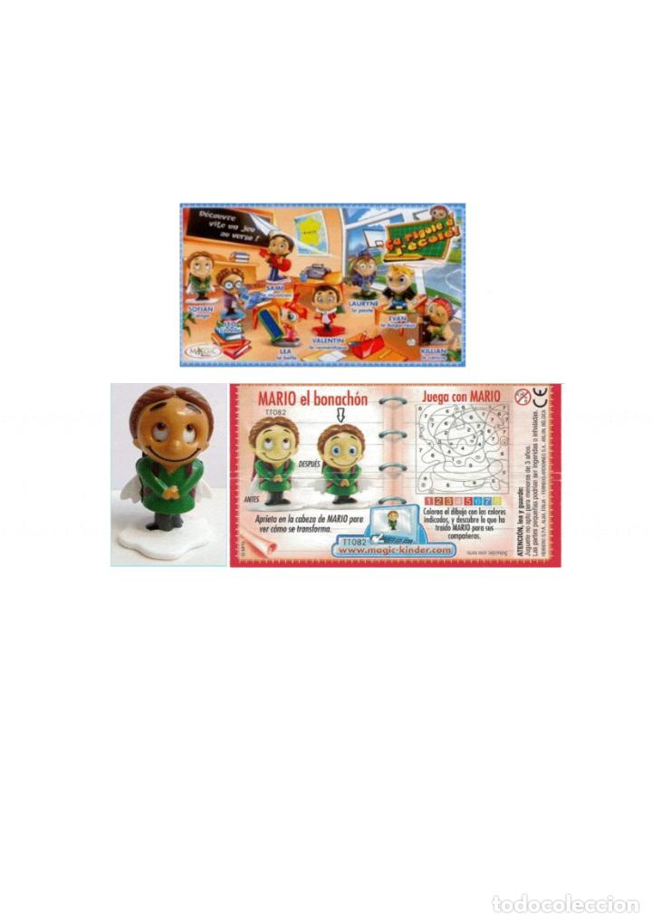 Kinder Figures: Graciosos en la escuela: TT082 Mario el bonach&oacute;n + BPZ