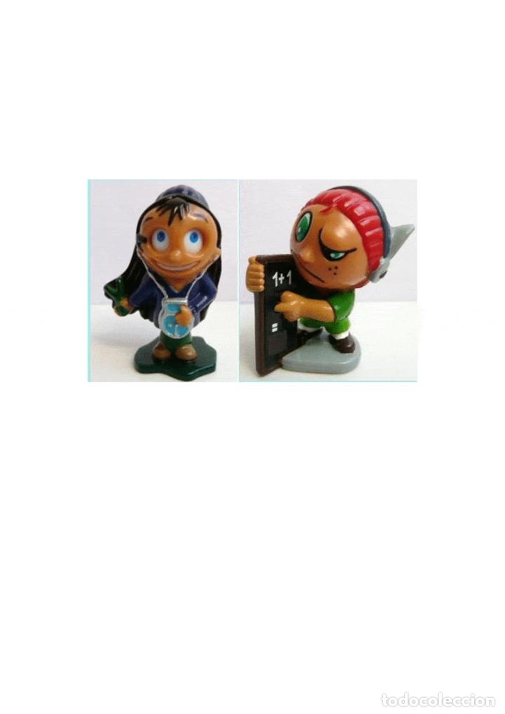 Kinder Figures: Graciosos en la escuela: TT081 Laura la traviesa y TT085 Edu el metepatas