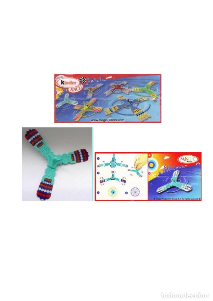 Kinder Figures: Peonzas: UN040 Azul claro + BPZ