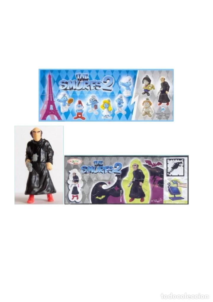 Figuras de goma Kinder: Smurfs2: FT128 Gargamel + BPZ - Foto 1