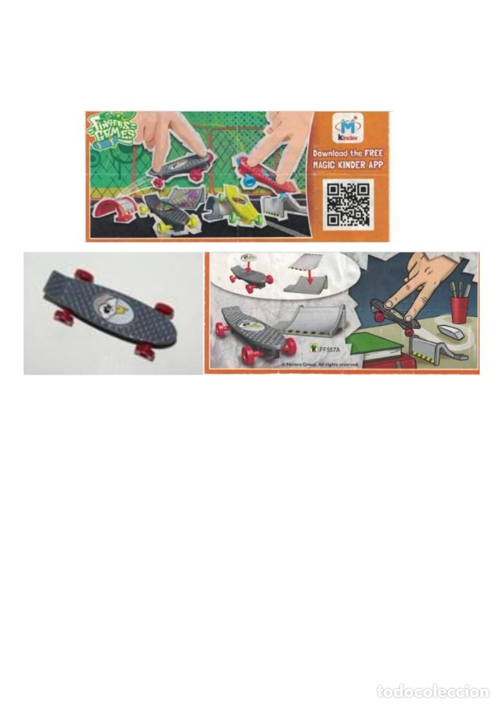 Kinder &Uuml;berraschung: Skateboard: FF557A Pat&iacute;n + BPZ