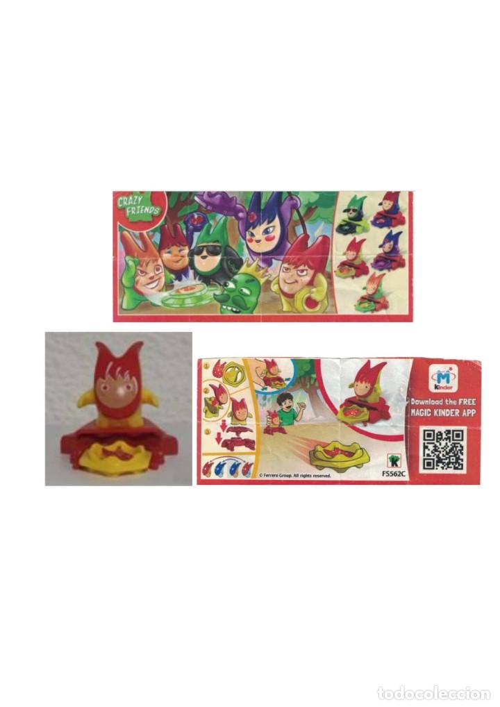 Figuras de Borracha e PVC: Crazy friens: FS562 Rojo y amarillo + BPZ