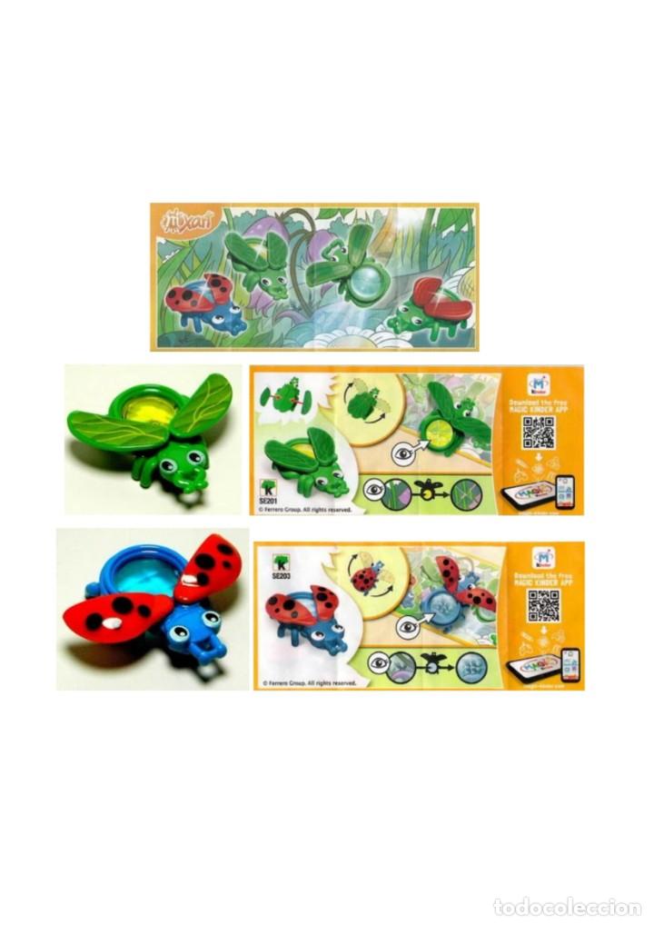 Figuras de Borracha e PVC: Insectos: SE201 Lupa verde y SE203 Lupa azul + 2 BPZ