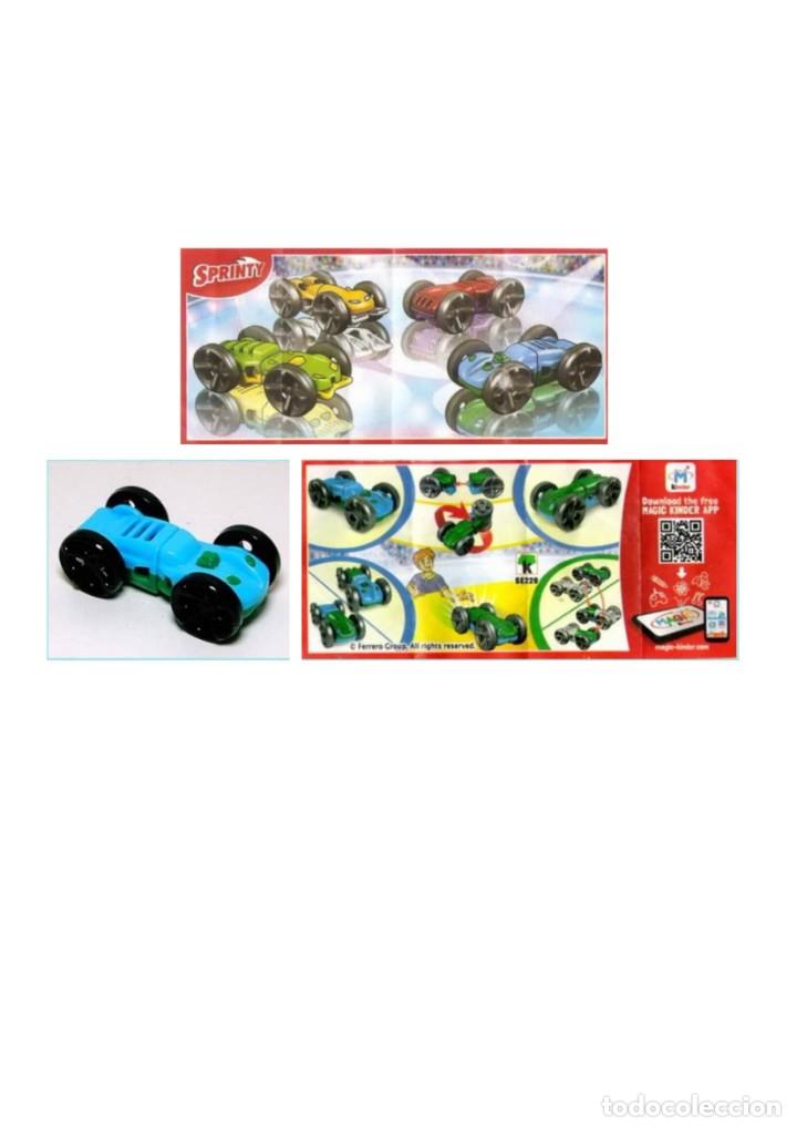 Figuras de Borracha e PVC: Coches reversibles: SE229 Azul y verde + BPZ
