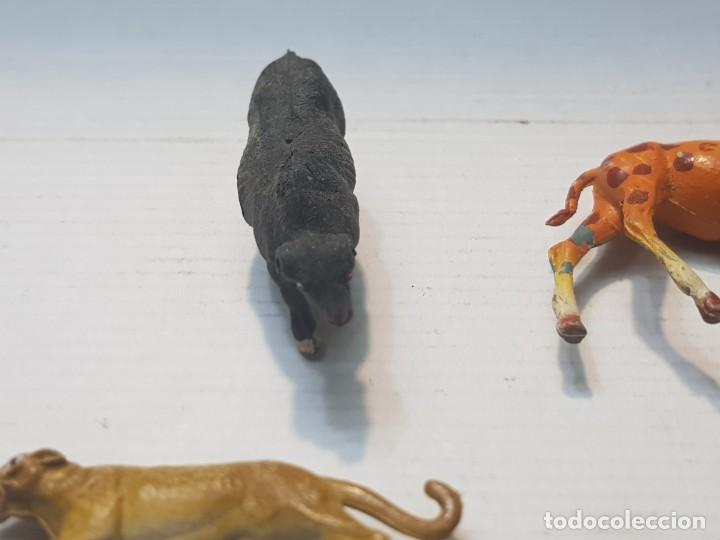 Figuras de Goma y PVC: Figuras Capell animales Salvajes lote 9 algunos en blister original goma dura - Foto 4 - 227470010
