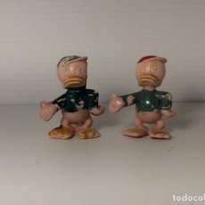 Figuras de Goma y PVC: FIGURAS DE SOBRINOS DE PATO DONALD DISNEY EN GOMA DE PECH. Lote 227815830