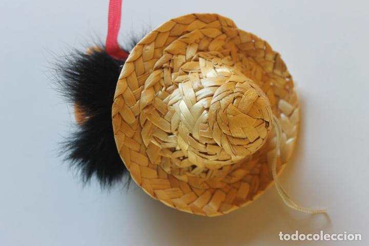 Figuras de goma y PVC: MONO CON SOMBRERO DE PAJA - Foto 4