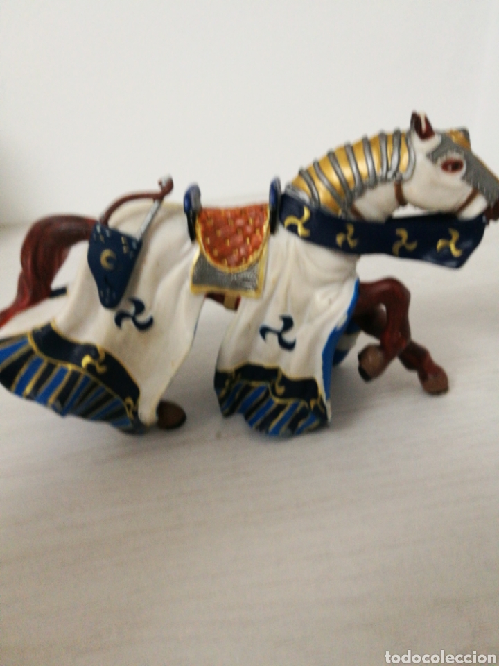 Figuras de goma y PVC: Papo caballo medieval - Foto 1