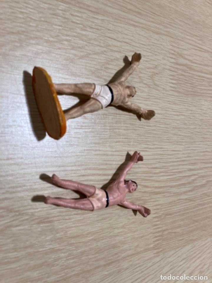 Figuras de goma y PVC: equilibristas circo jecsan a&ntilde;o 60 - Foto 1