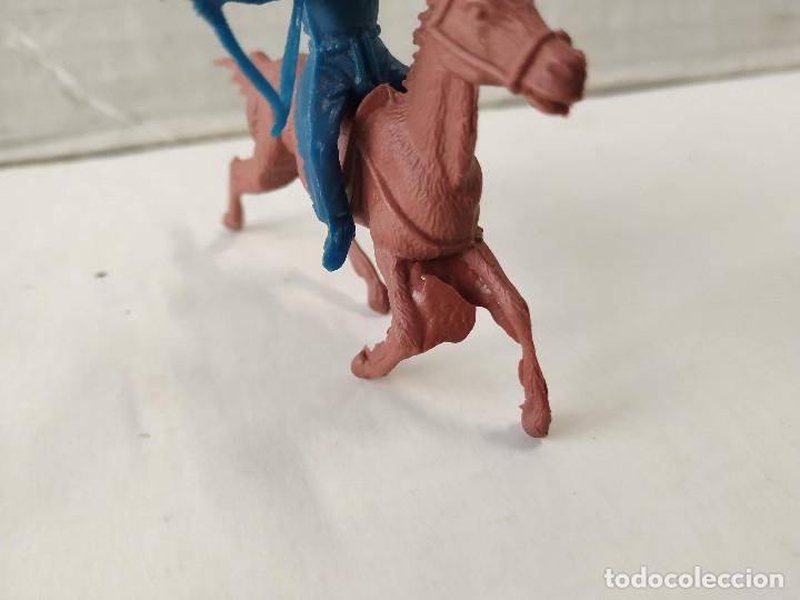 Figuras de goma y PVC: FIGURA DE PL&Aacute;STICO INDIO A CABALLO REAMSA - Foto 3