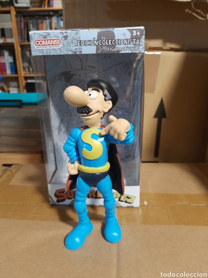 Figuras de goma y PVC: S&uacute;per L&oacute;pez figura de Comansi edici&oacute;n limitada de 3.000 unidades 18 cms.