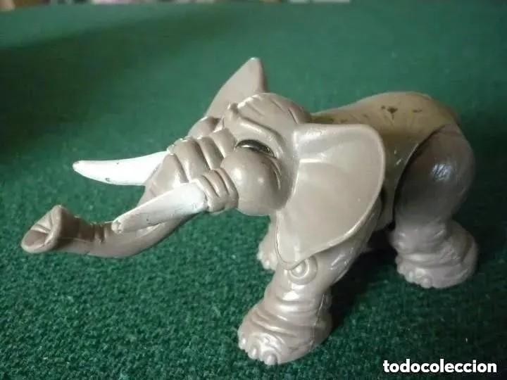 Figure di Gomma e PVC: Figura articulada de elefante - 6 cm. de alto