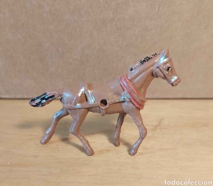 Figuras de goma y PVC: COMANSI. CABALLO CARRETA MINI OESTE. - Foto 1