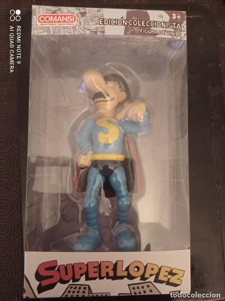 Figuras de goma y PVC: figura de vinilo de superlopez de 23x13x12,5 cm