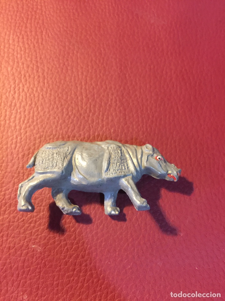 Figuras de goma y PVC: Rinoceronte goma pech - Foto 1