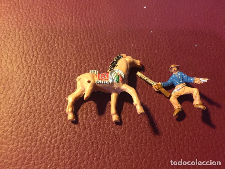Figuras de goma y PVC: Restos mini oeste de comansi - Foto 1