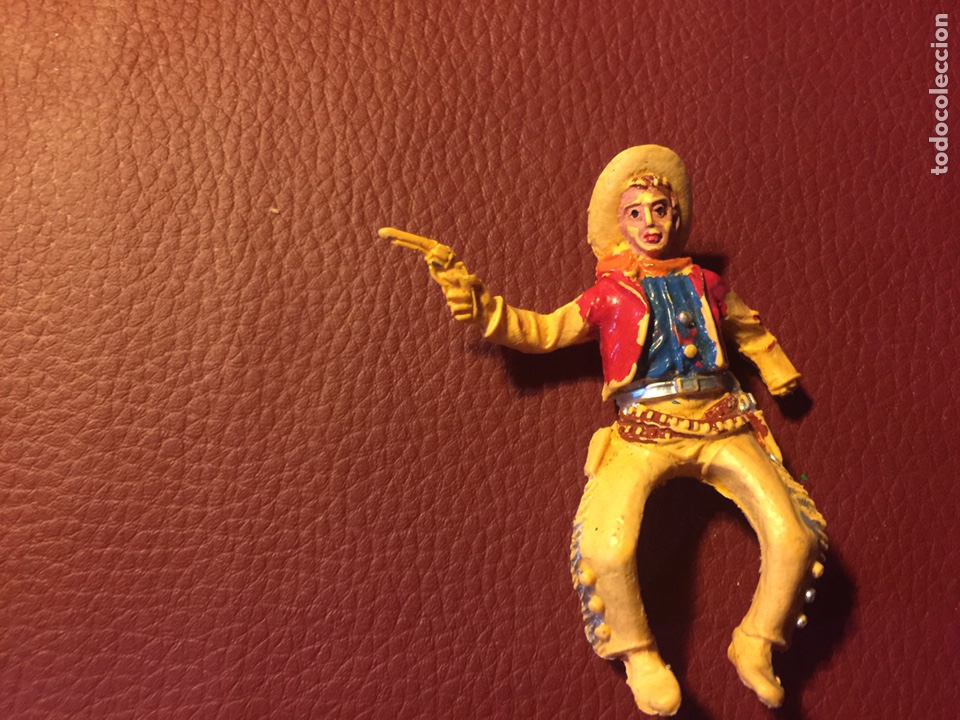 Figuras de goma y PVC: Vaquero plastico - Foto 1