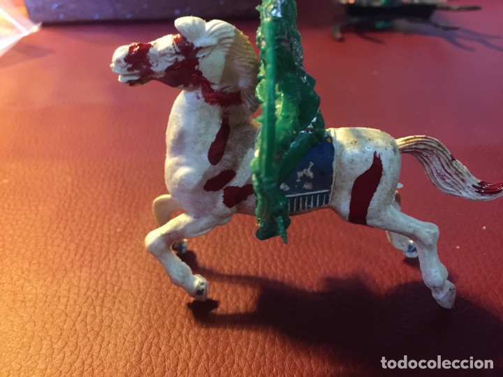 Figuras de goma y PVC: Indio a caballo - Foto 1